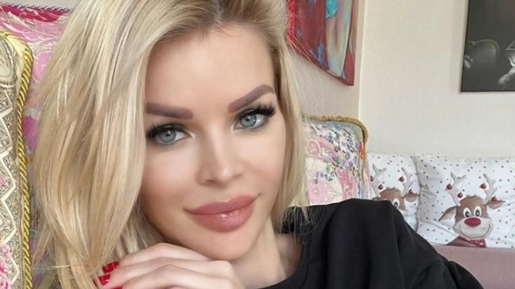Silvia Kucherenko dostala Covid-19, túto fotku pridala počas izolácie.