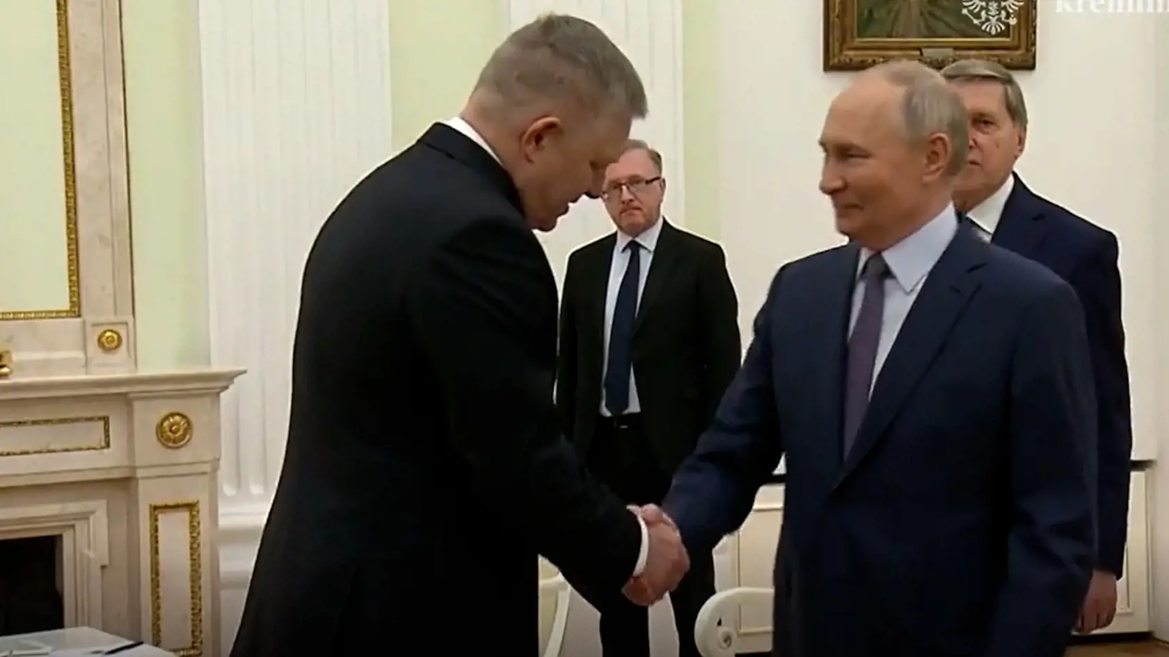 Premiér Robert Fico sa stretol v Kremli s prezidentom Vladimirom Putinom. 