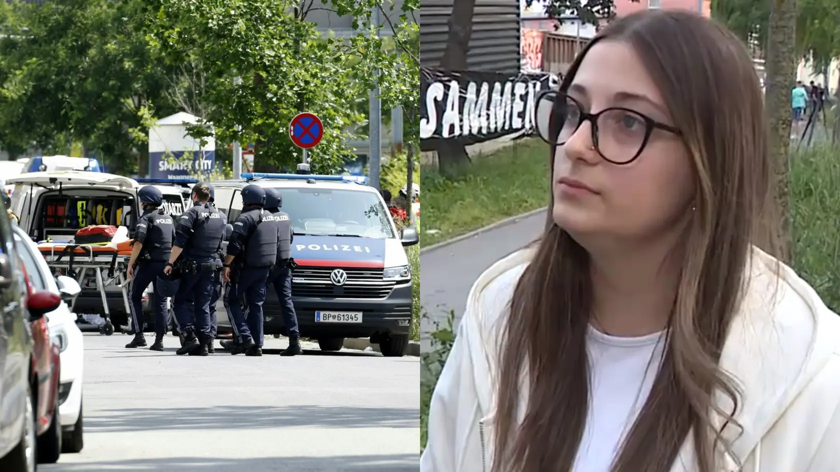 Slovenka prežila útok v Grazi.
