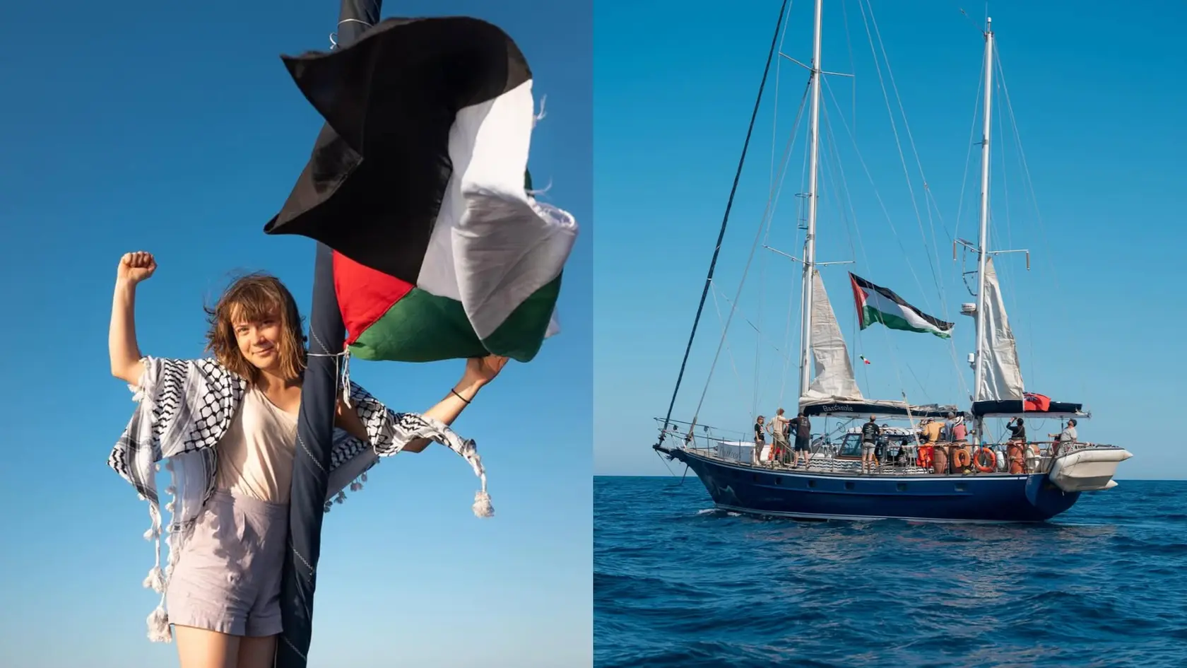 Greta Thunbergová sa vydala na humanitárnu misiu do Gazy.