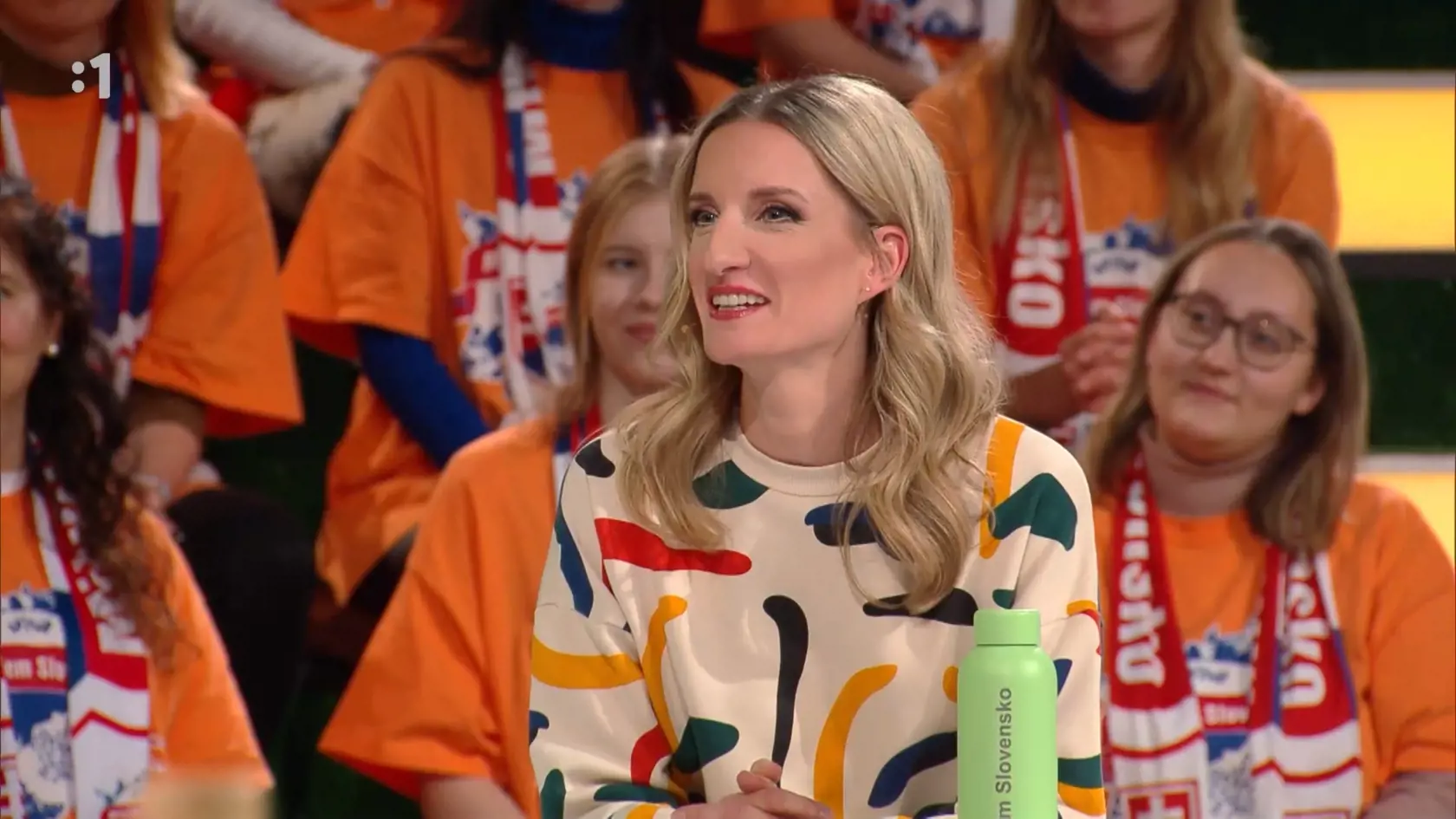 Šou Milujem Slovensko. Kapitánka tímu Adela Vinczeová. 