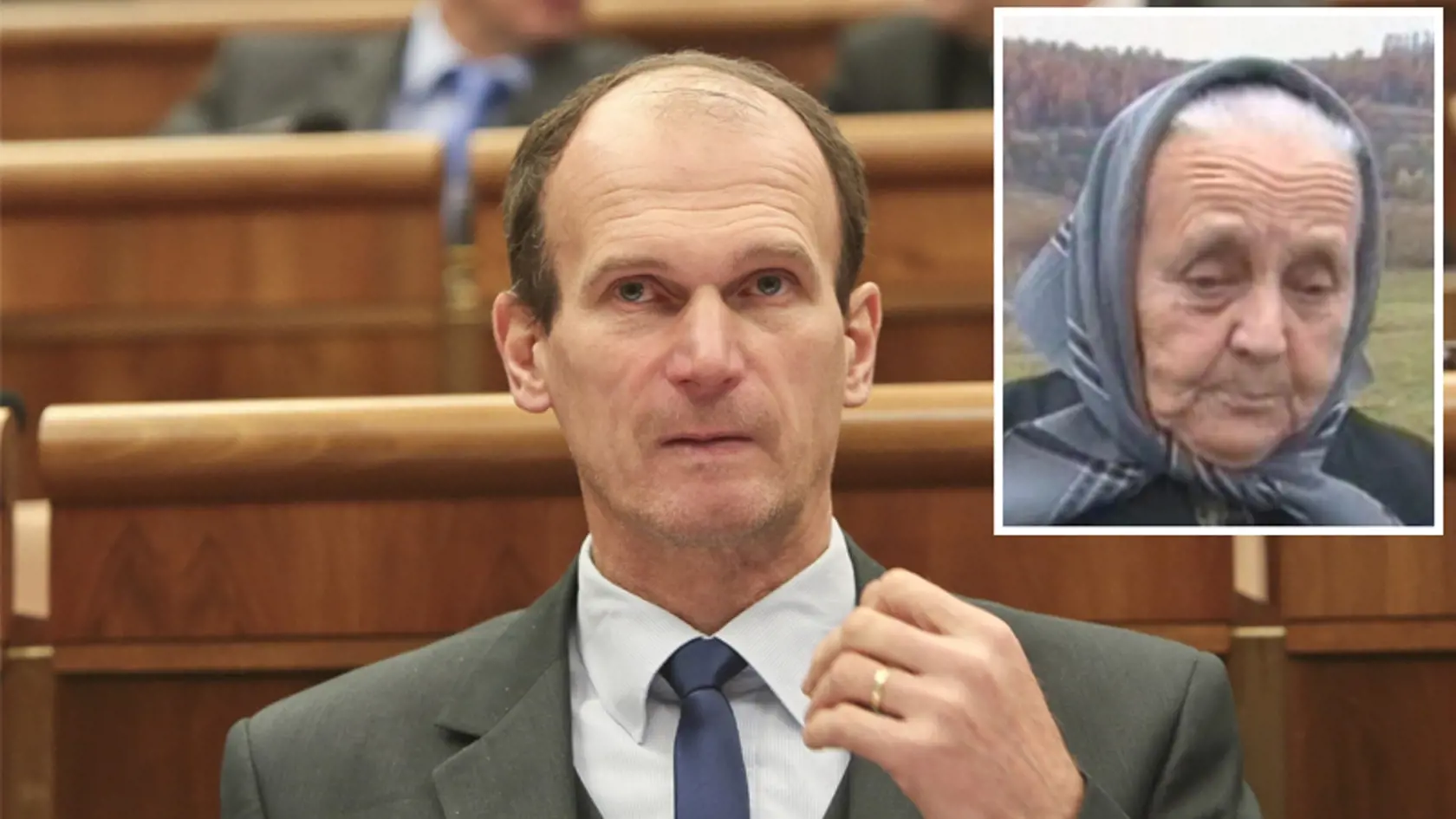Poslanec Kuffa dostal od babky (79) poriadne zaucho.