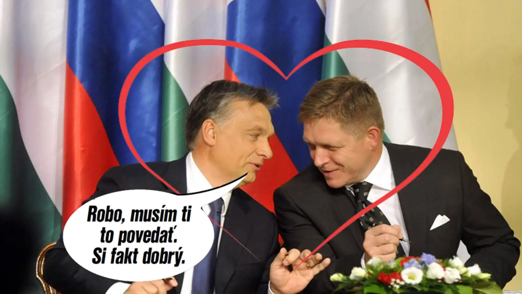 Priatelia?:
Orbán ospevoval
Ficov boj s krízou.