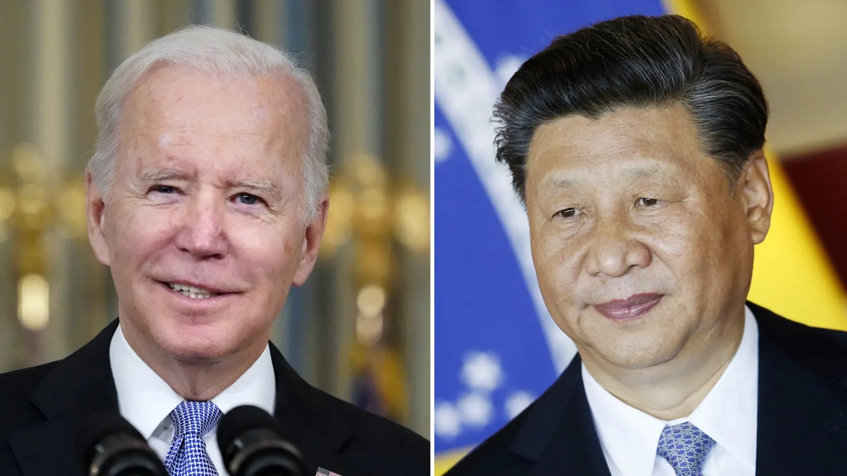 WA 8 archív - Na kombosnímke americký prezident Joe Biden (vľavo) zo 6. novembra 20221 vo Washingtone a čínsky prezident Si Ťin-pching z 13. novembra 2019 v Brazílii. Biden a jeho čínsky náprotivok sa vo štvrtok 28. júla 2022 v telefonickom rozhovore dohodli na naplánovaní prvej osobnej spoločnej schôdzky od nástupu Bidena do funkcie. Ako informovala agentúra Reuters, Si Ťin-pching počas piateho spoločného telefonického rozhovoru Bidena varoval pred "zahrávaním sa s ohňom" v súvislosti s Taiwano