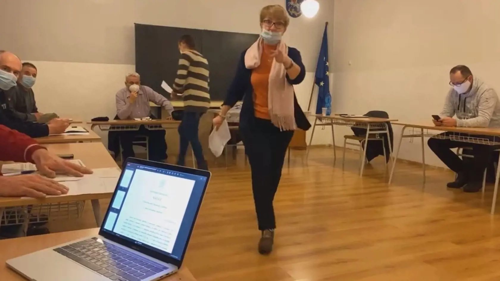 Starostka obce Rudník Oľga Kormošová povedala, že sa na poslanca Michala Hegeduša nehnevá.