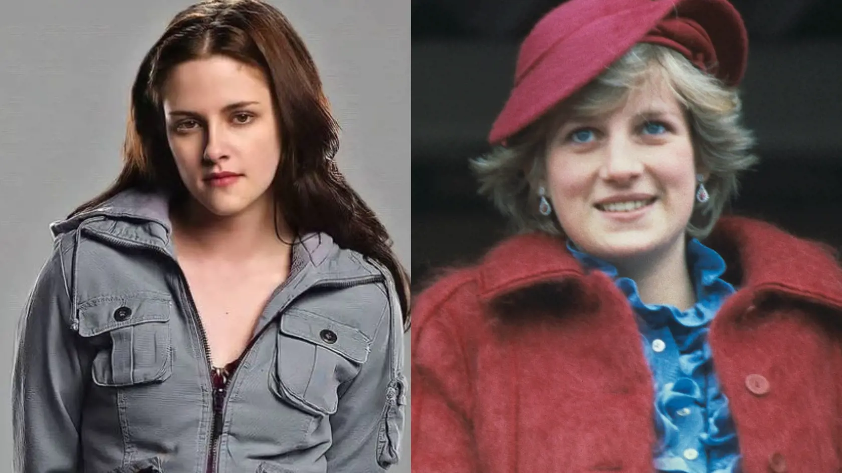 Princezná Diana a Kristen Stewart.