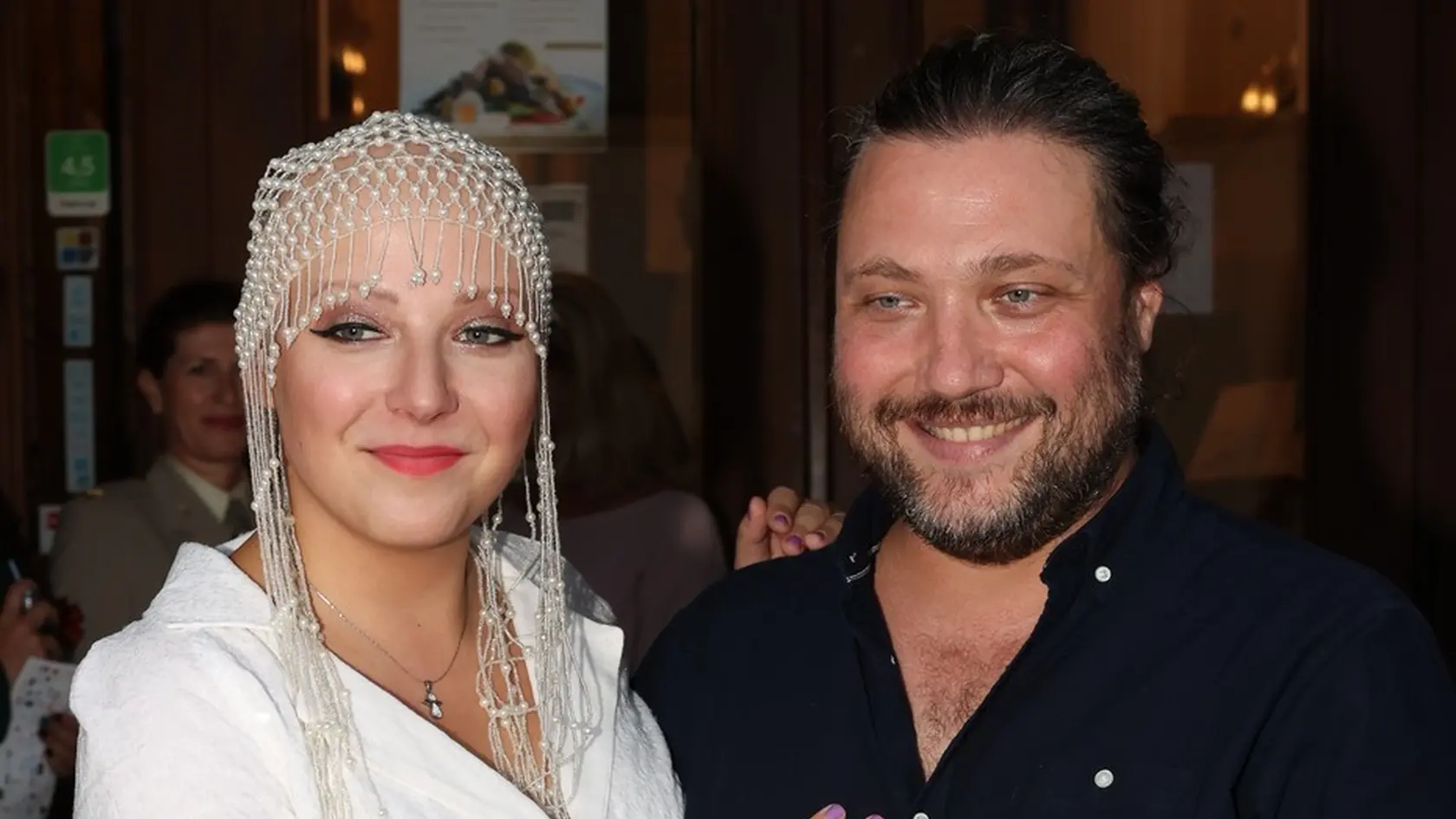 Anička Slováčková a Felix Slováček mladší.