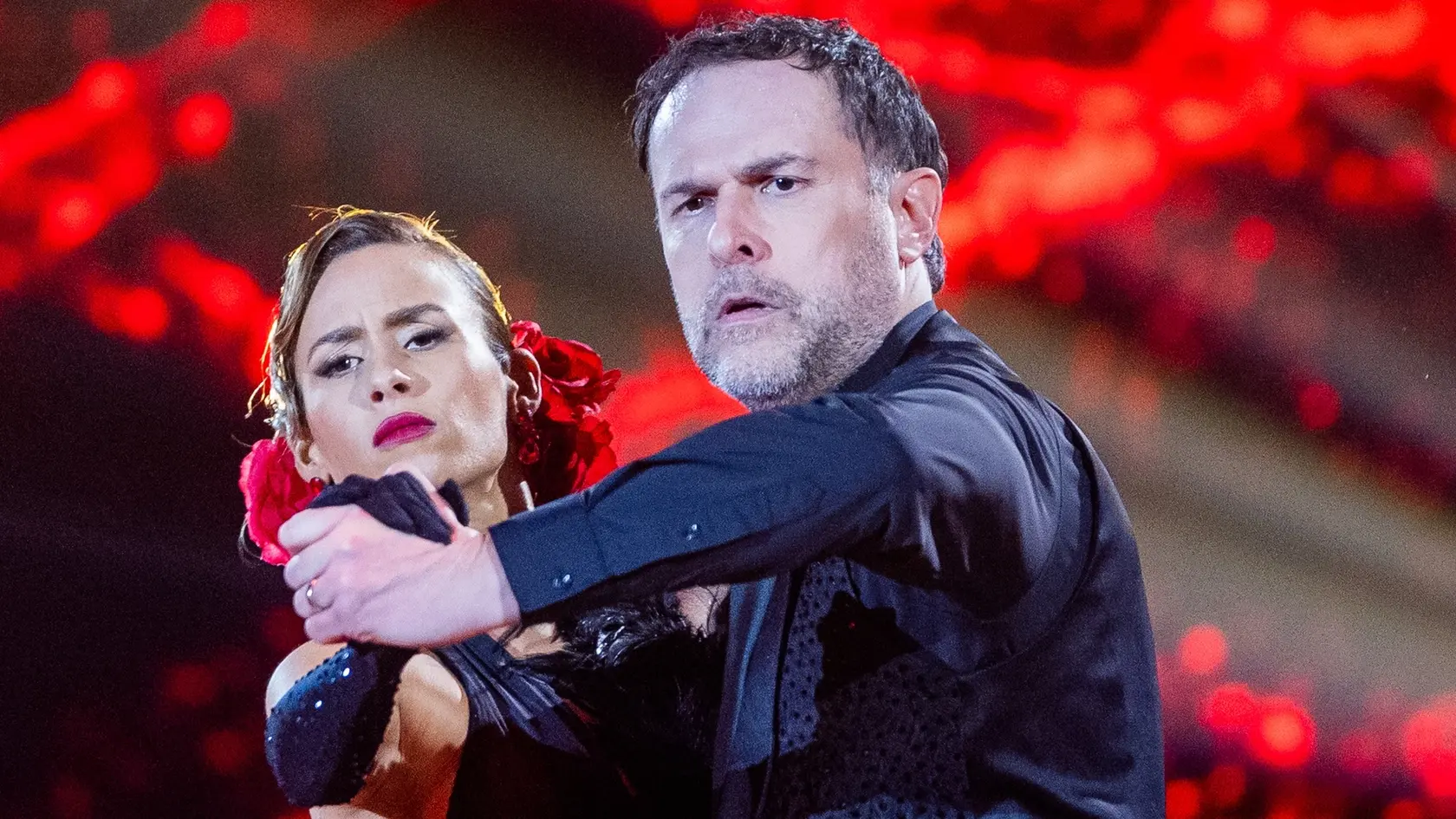 Druhé kolo tanečnej televíznej šou Let’s Dance v bratislavskej Inchebe. Na snímke Juraj Kemka a Natália Glosíková.