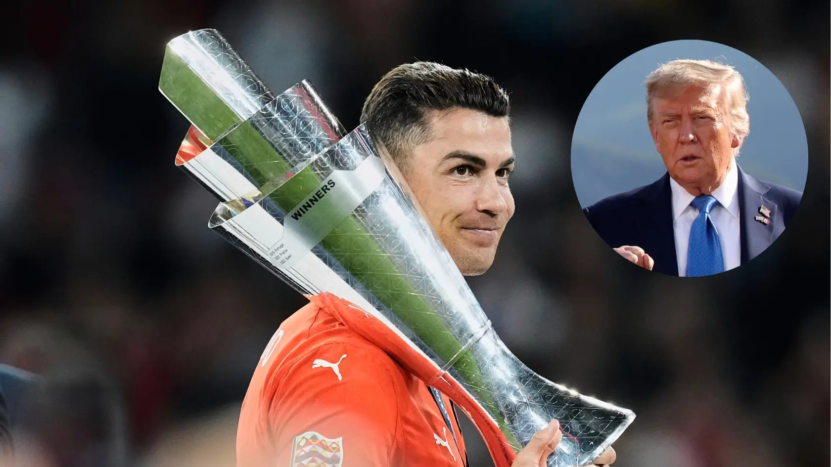 Cristiano Ronaldo poslal Trumpovi odkaz.