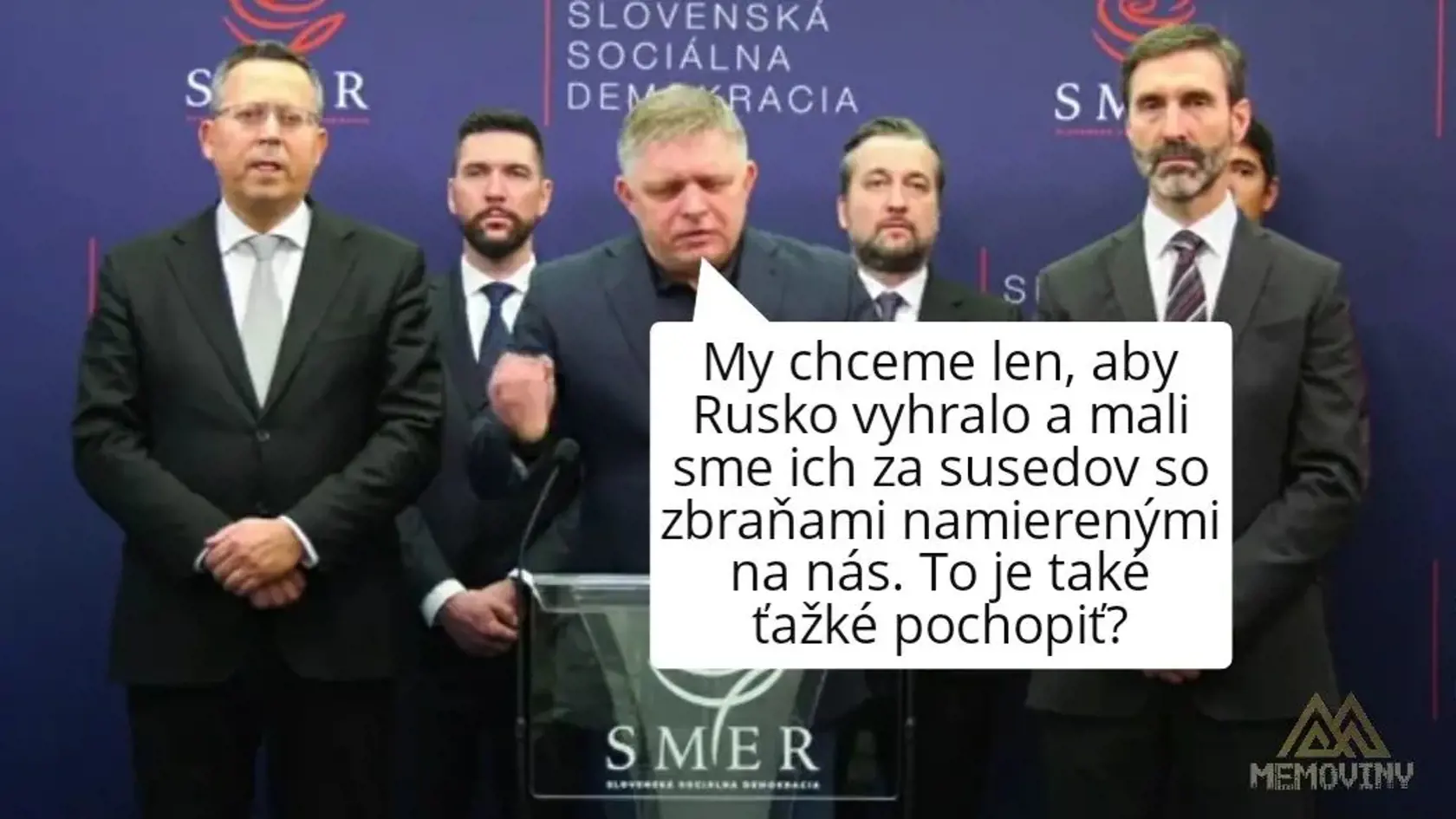 Humoristi si spravili srandu z Roberta Fica a Smeru kvôli ich názorom na konflikt na Ukrajine.