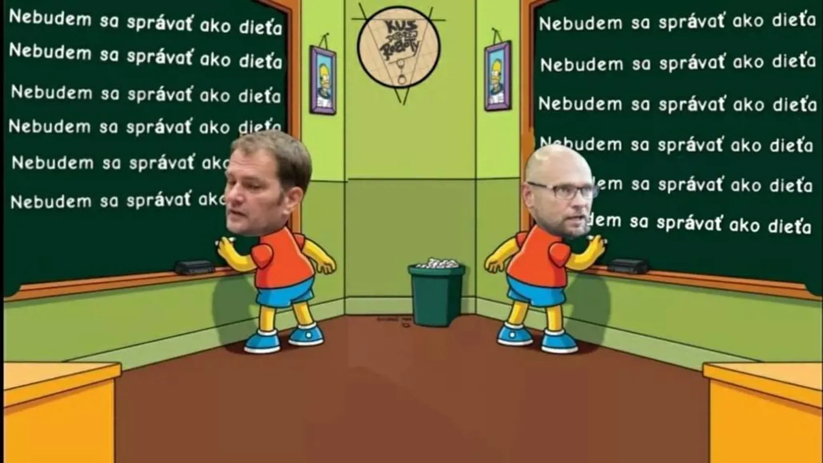 A za trest musia 10-krát napísať...