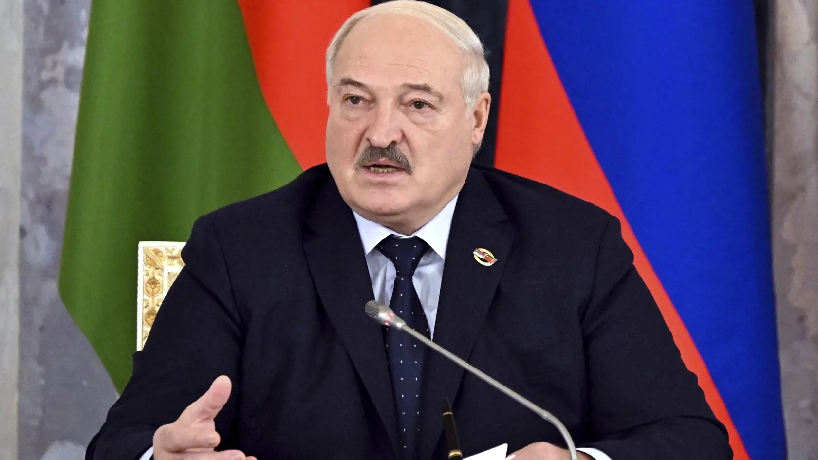Na archívnej snímke z 29. januára 2024 bieloruský prezident Alexandr Lukašenko 