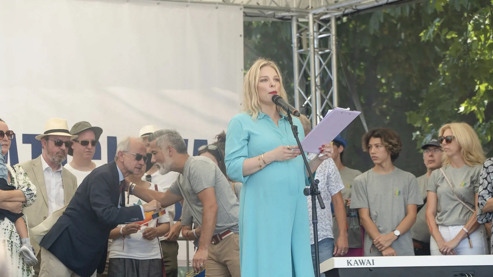 Veronika moderovala Dúhový PRIDE v Bratislave.