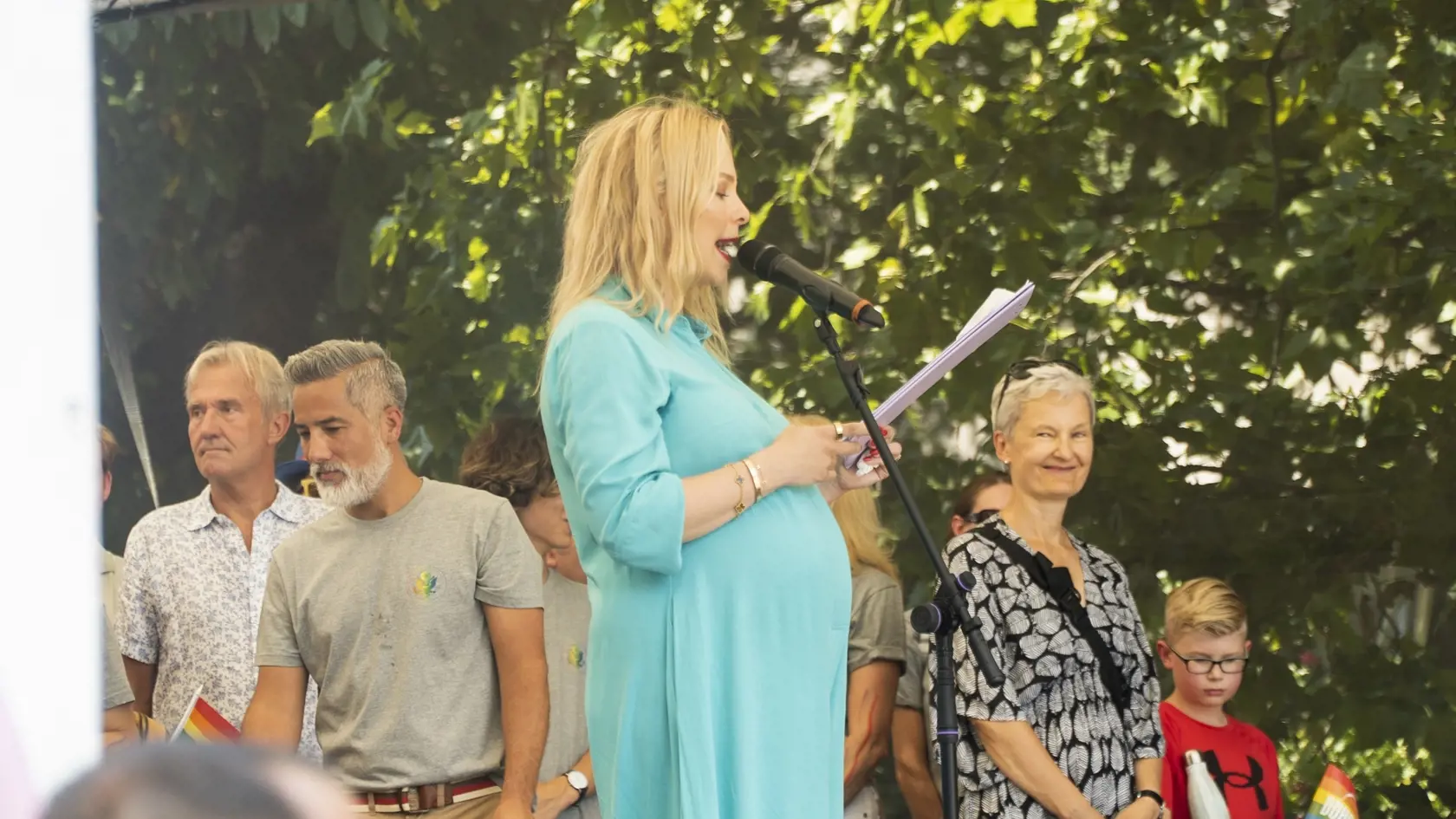 Veronika moderovala Dúhový PRIDE v Bratislave.