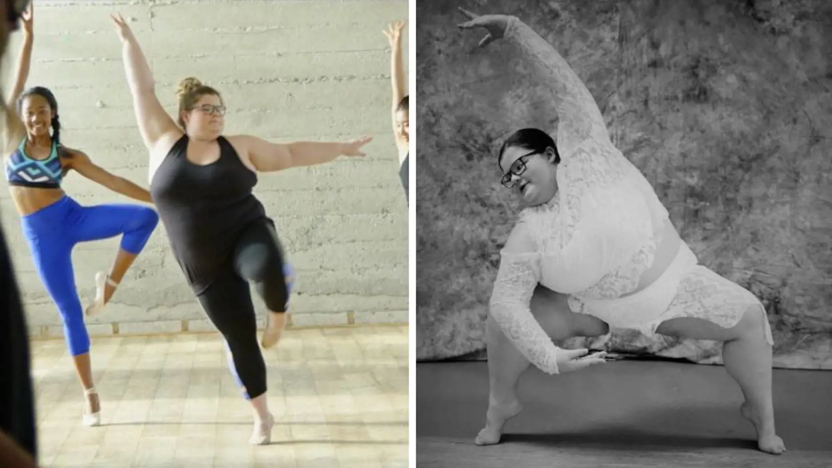 Lizzy Howell úspešná plus-size balerína.