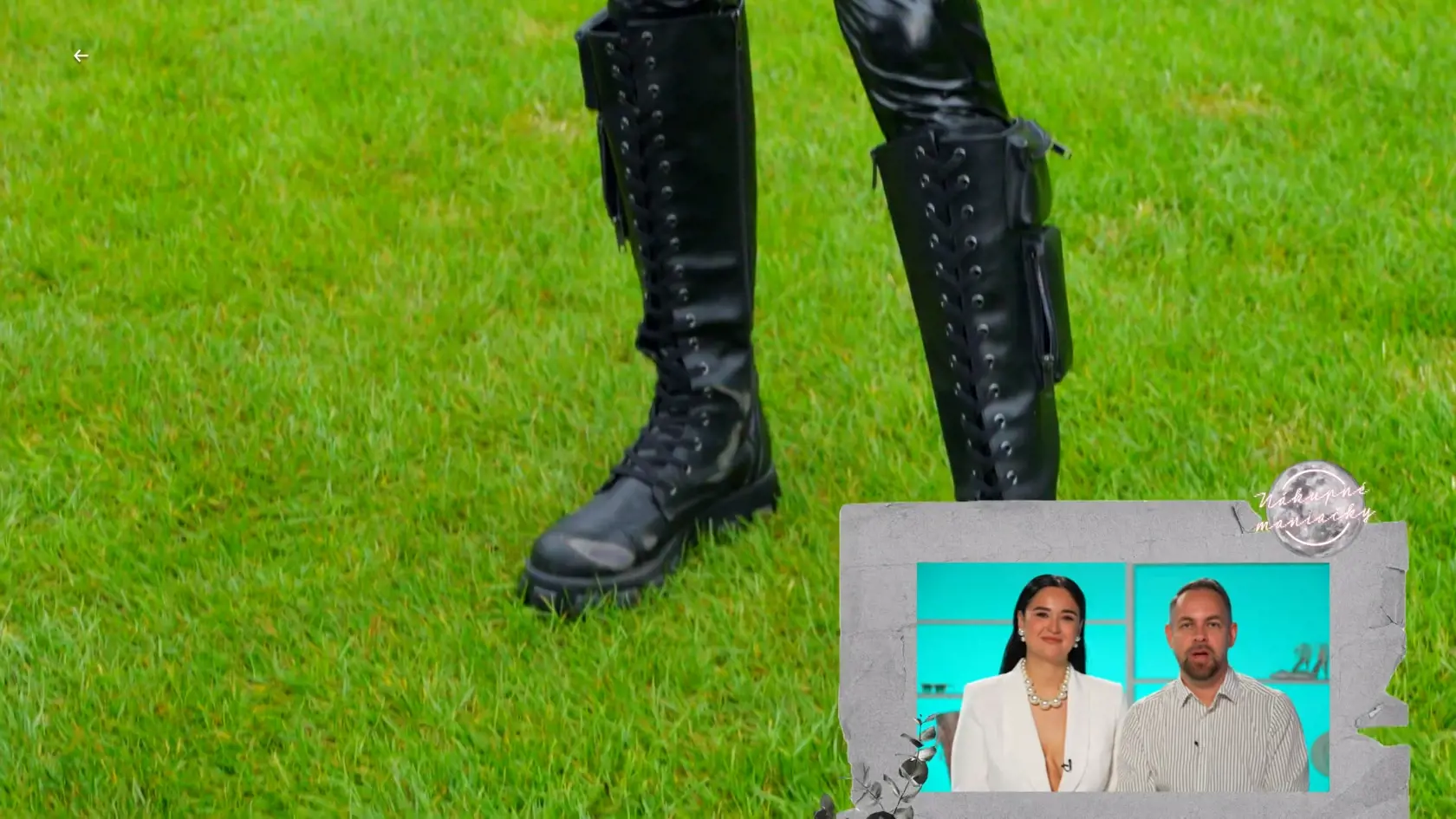 V utorok zvolil vysoké šnúrovanie čižmy.