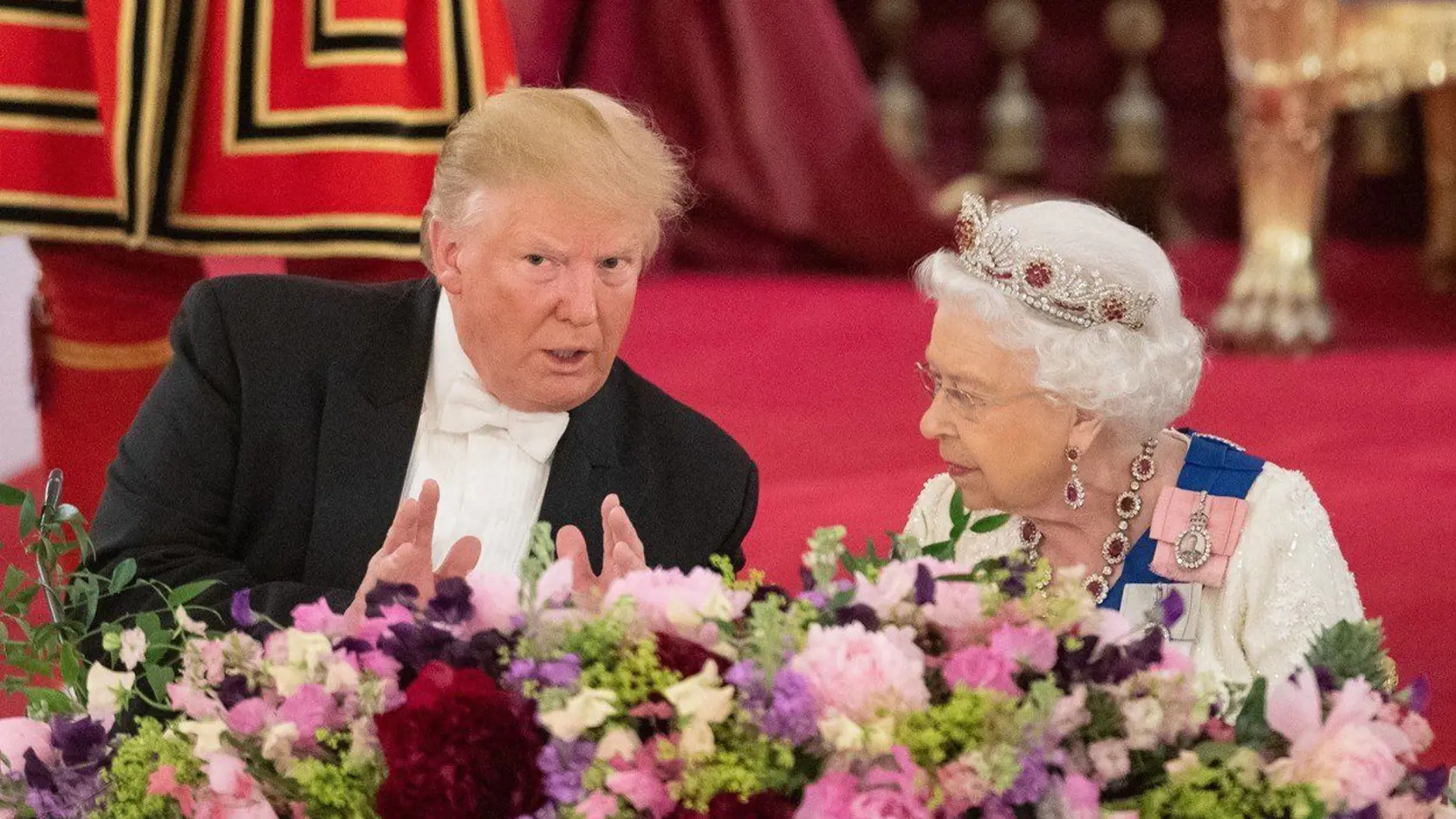 Donald Trump, kráľovná Alžbeta II.
