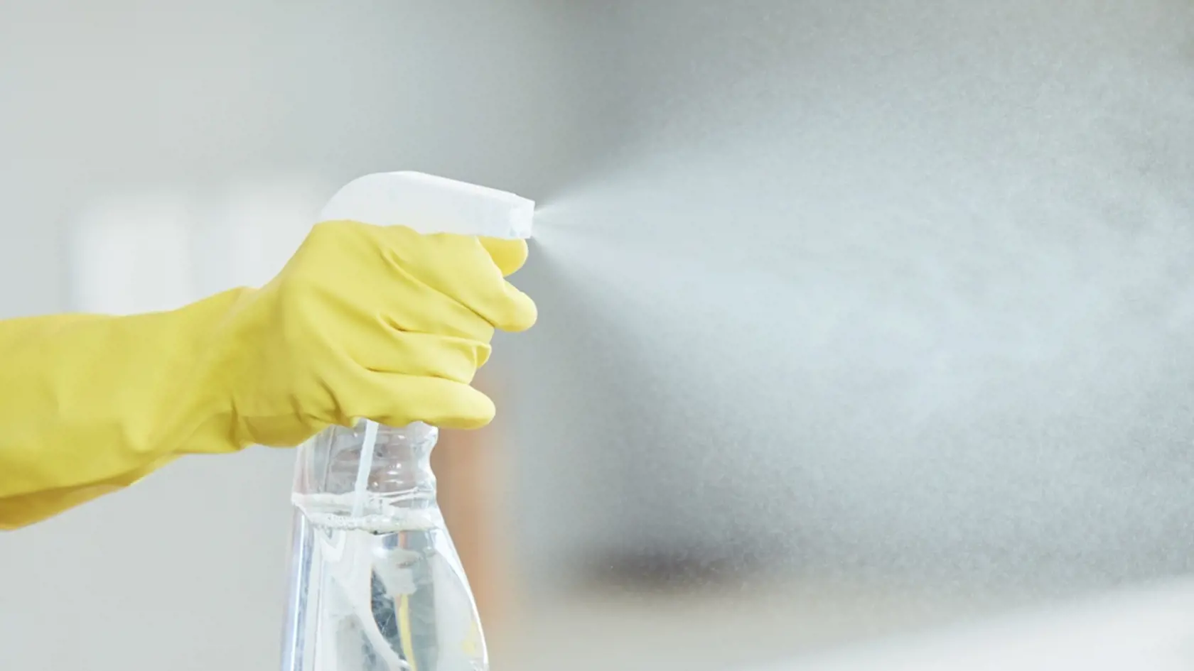 Spray,,Bottle,And,Hands,With,Product,For,Cleaning,,Chemical,Disinfection