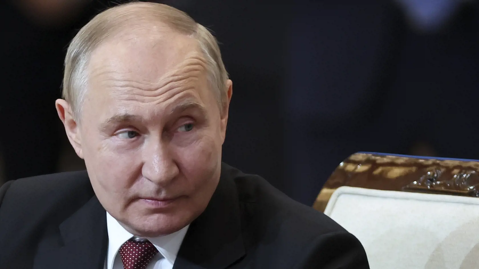 Ruský prezident Vladimir Putin na summite Šanghajskej organizácie pre spoluprácu (SCO) v kazašskej Astane 4. júla 2024.