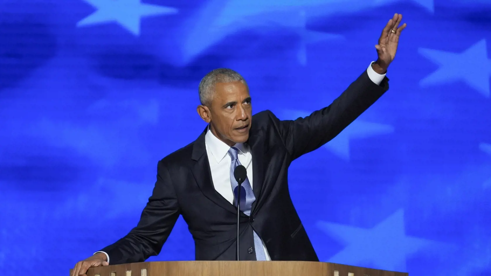 Barack Obama v Chicagu vyjadril podporu Harrisovej a kritizoval Trumpa.