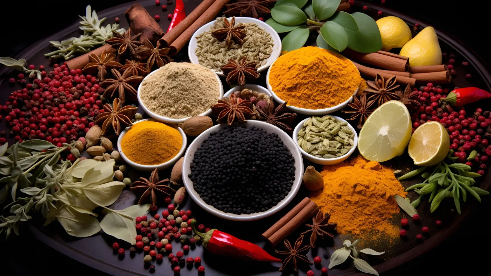 Cooking,Ingredients,,Colorful,Variety,Of,Spices,,Herbs,And,Other,Ingredients
