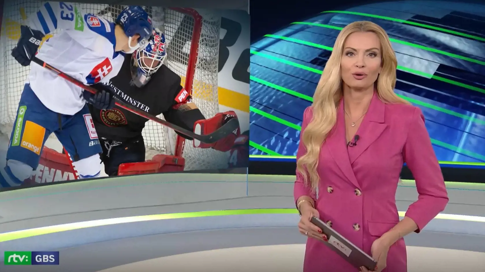 Marianna Ďurianová si znova dala predlžiť vlasy. Na snímke z vysielania 30. apríla 2022.