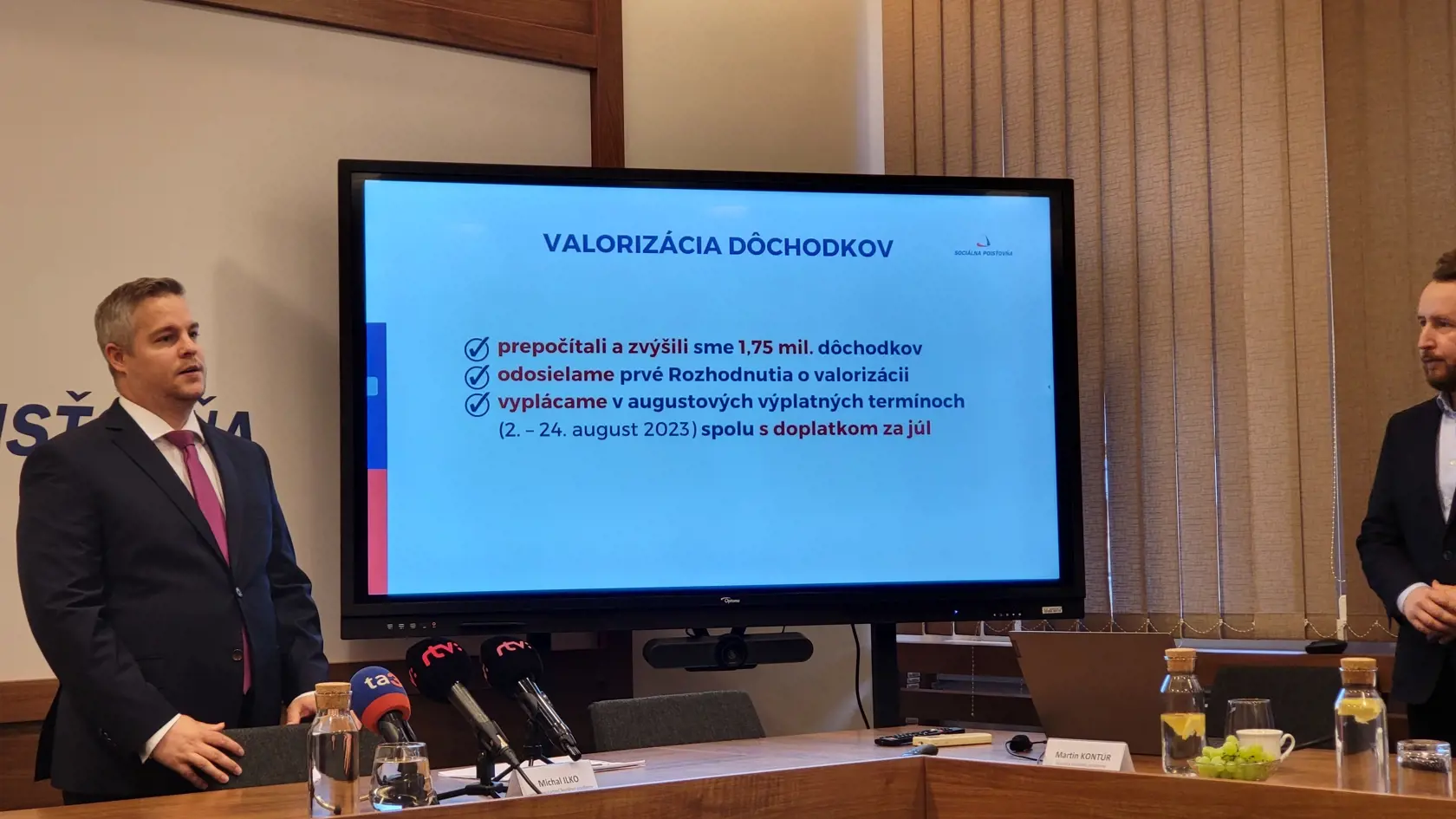 Generálny riaditeľ Sociálnej poisťovne Michal Ilko.