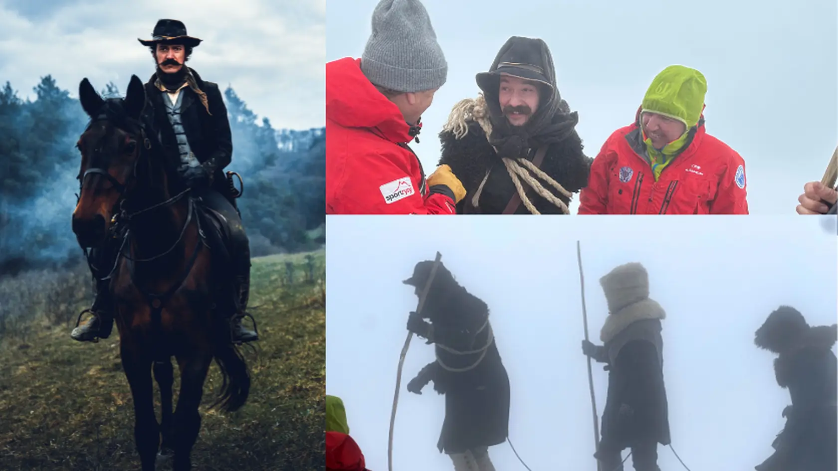 Herci si museli na Lomnickom štíte poradiť s vrtochmi počasia