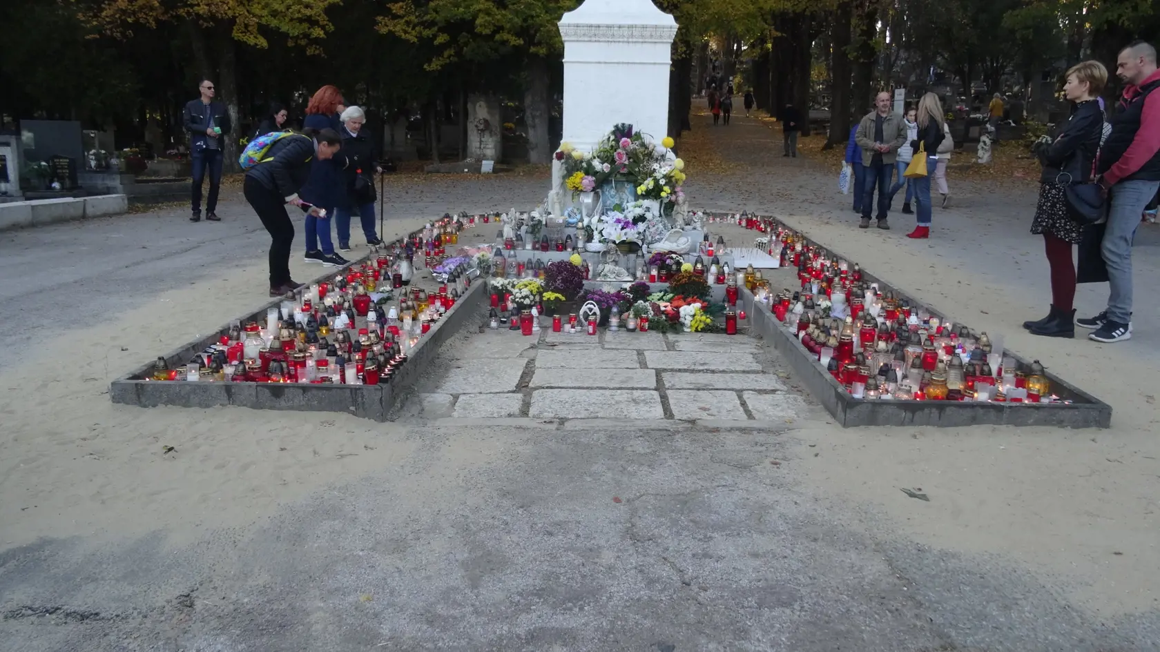 Cintorínsky kríž na verejnom cintoríne v Košiciach.