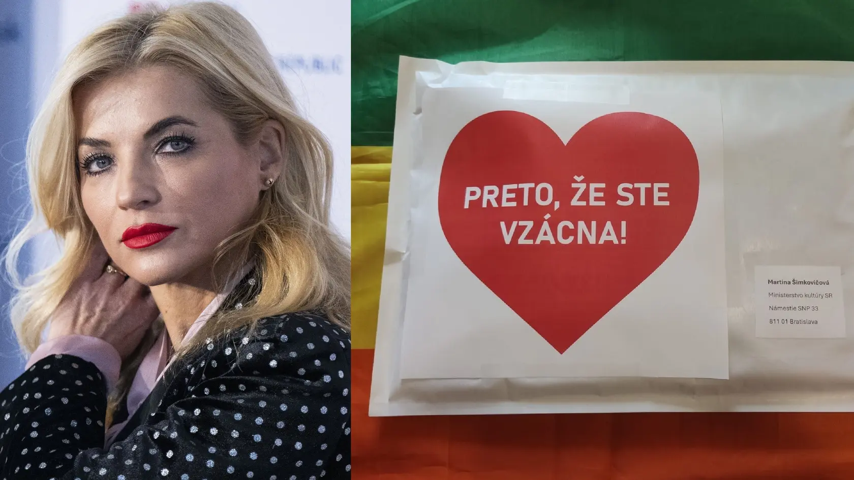 Martina Šimkovičová si odmietla prevziať anti-cenu Homofób roka.