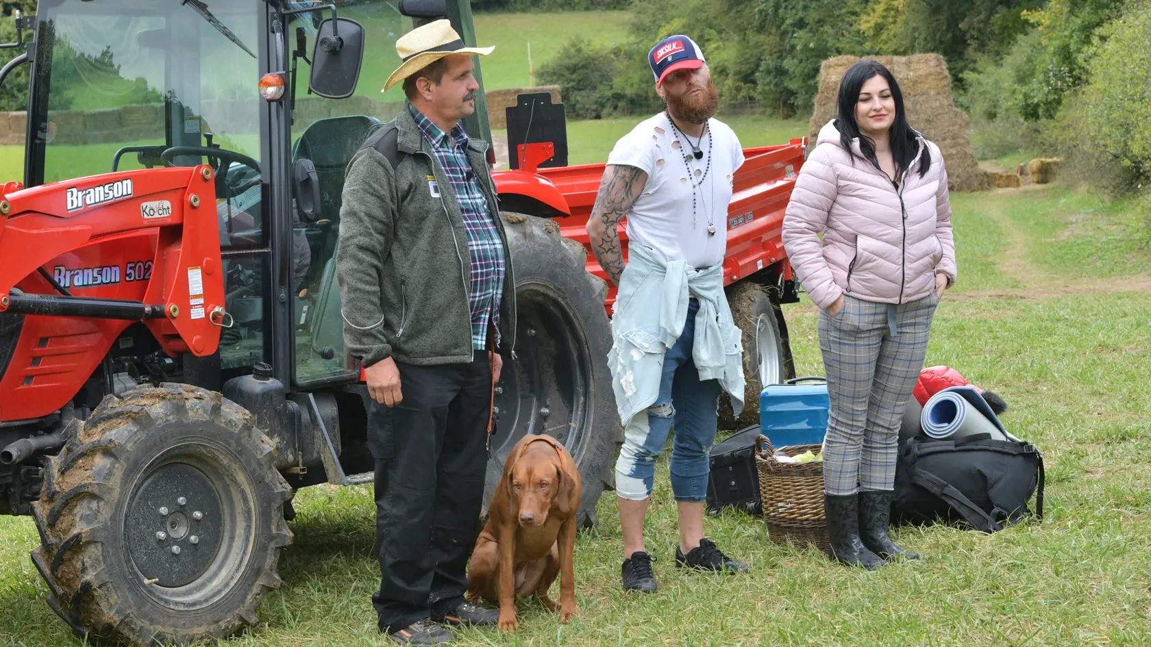 Noví farmári Peter a Terézia.
