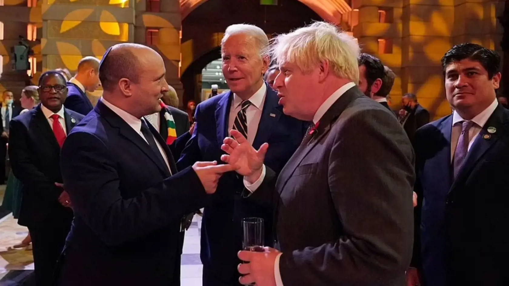 Na recepciu zavítal aj americký prezident Joe Biden.