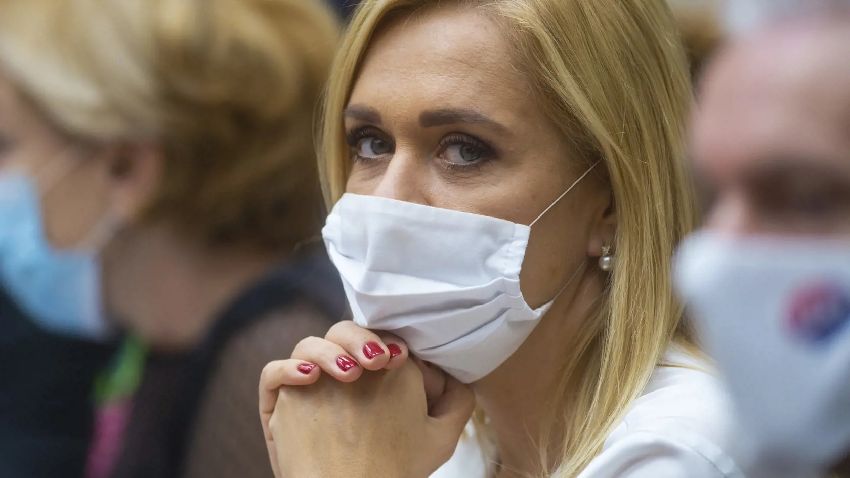Na snímke poslankyňa NR SR Denisa Saková (Hlas-SD).