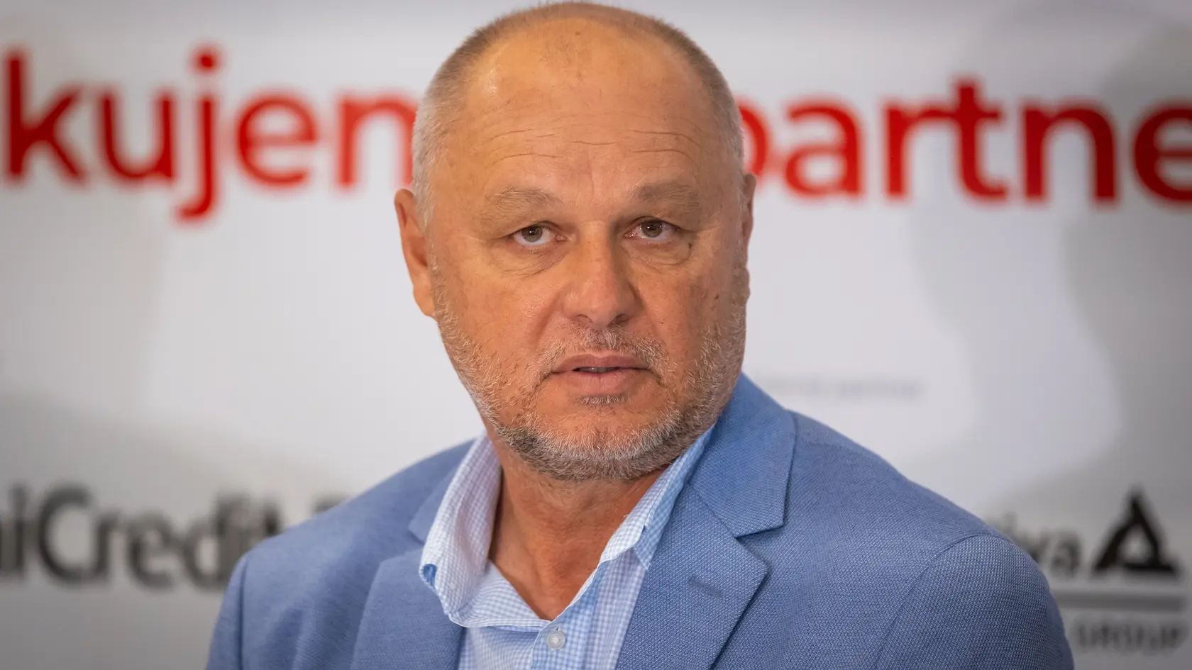 Tlačová konferencia k tenisovému podujatiu Bratislava Open. Na snímke Marián Vajda.