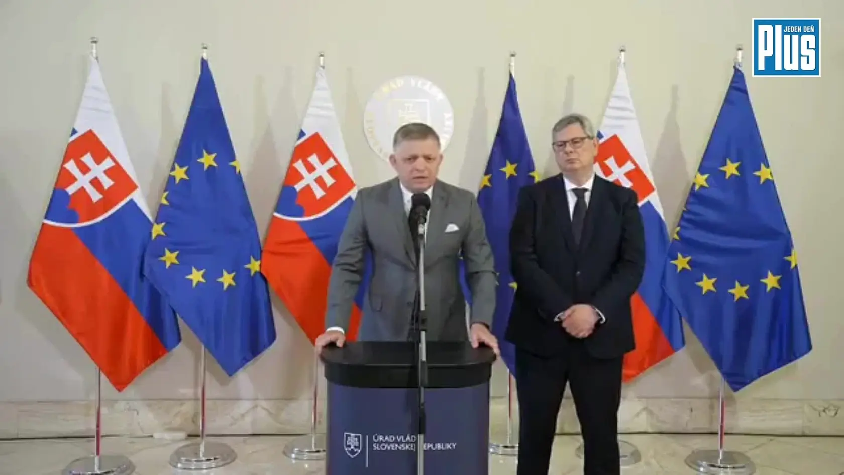 Premiér Robert Fico (Smer) informuje po stretnutí s europoslancami