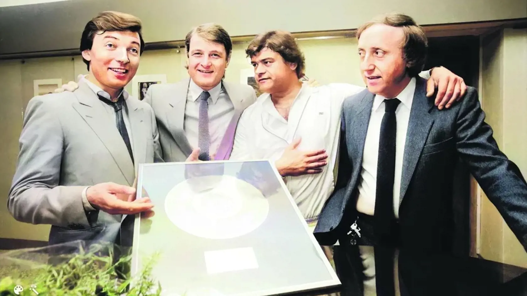 Karel Gott, Ladislav Štaidl, Karel Svoboda a Felix Slováček
