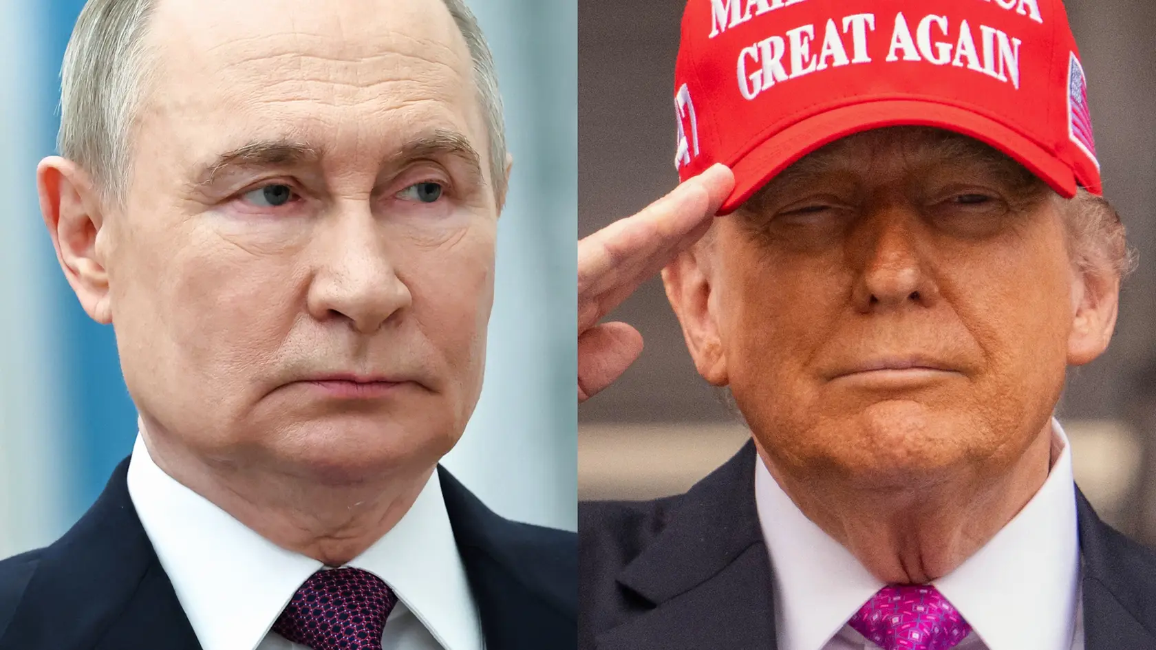 Ruská prezident Vladimir Putin a americký prezident Donald Trump.