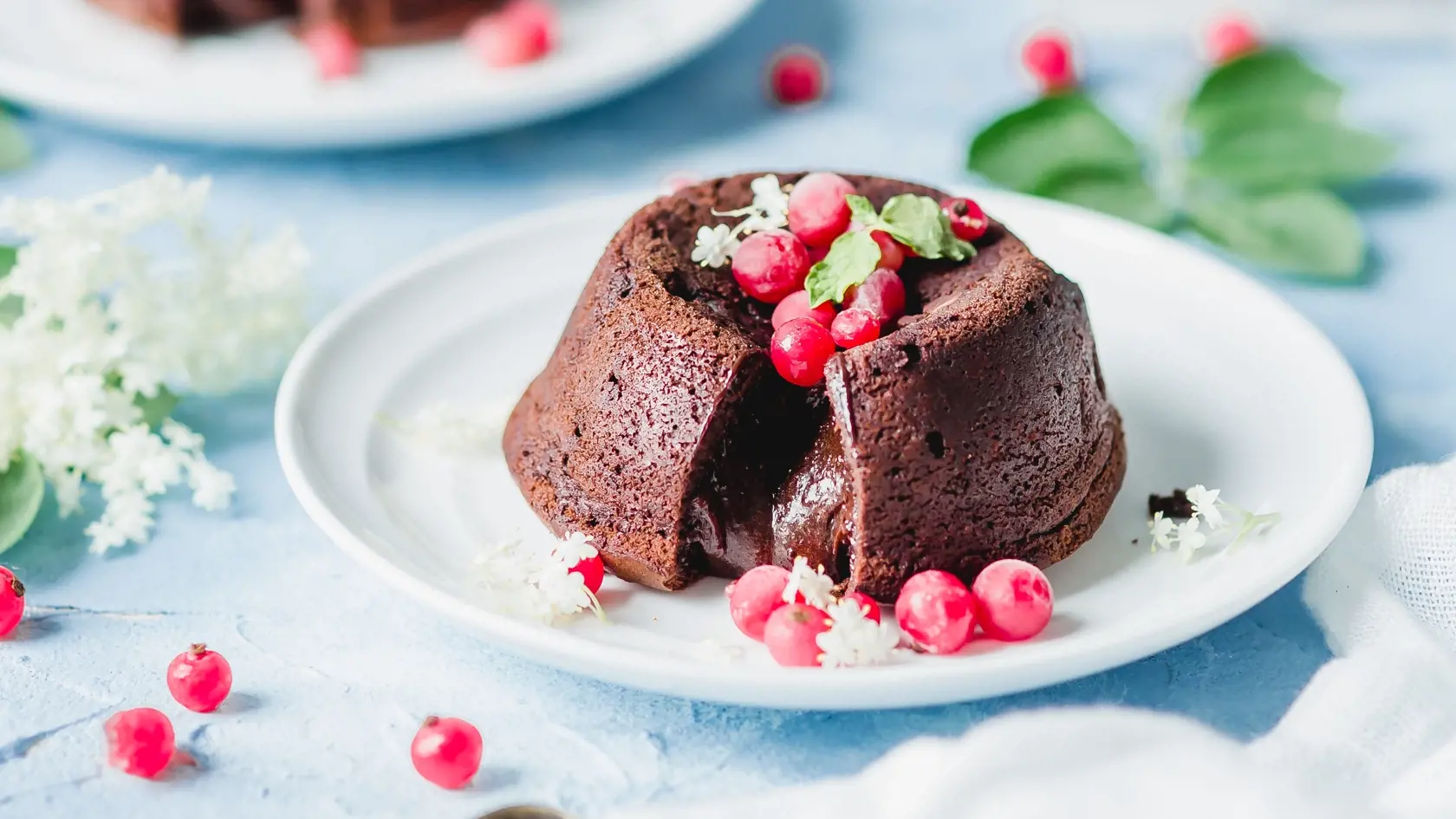 Lávový koláčik fondant au chocolat