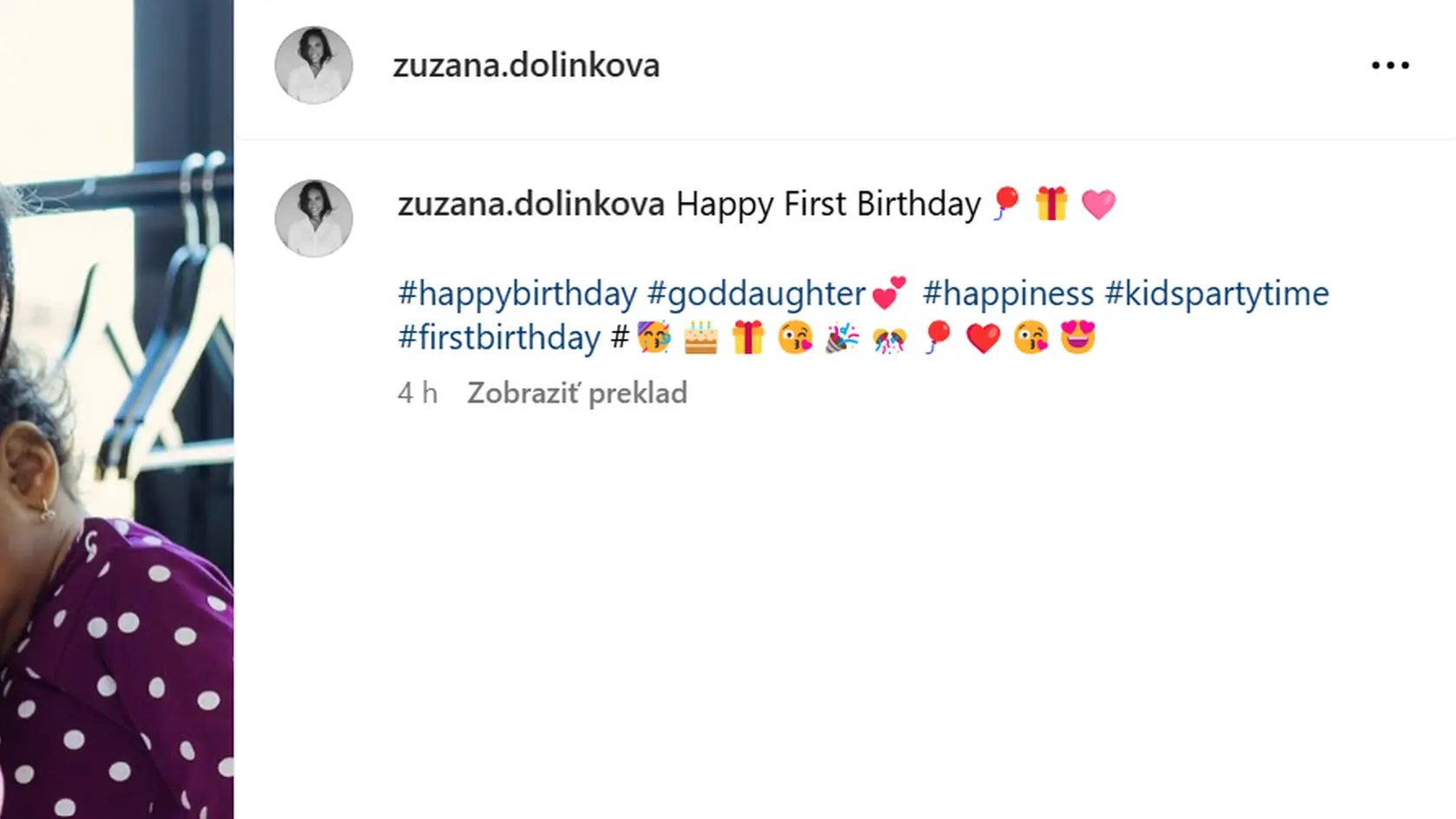 Zuzana Dolinková prekvapila na krstinách novým imidžom - ostrihanými vlasmi.
