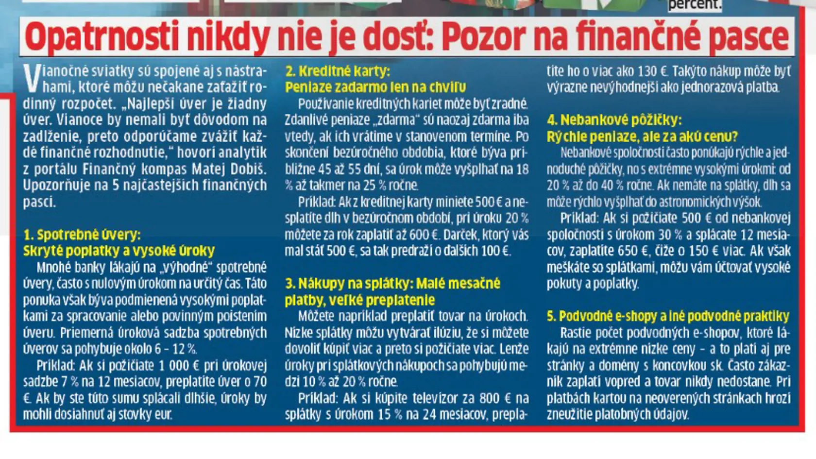 Na čo si treba dať pozor?