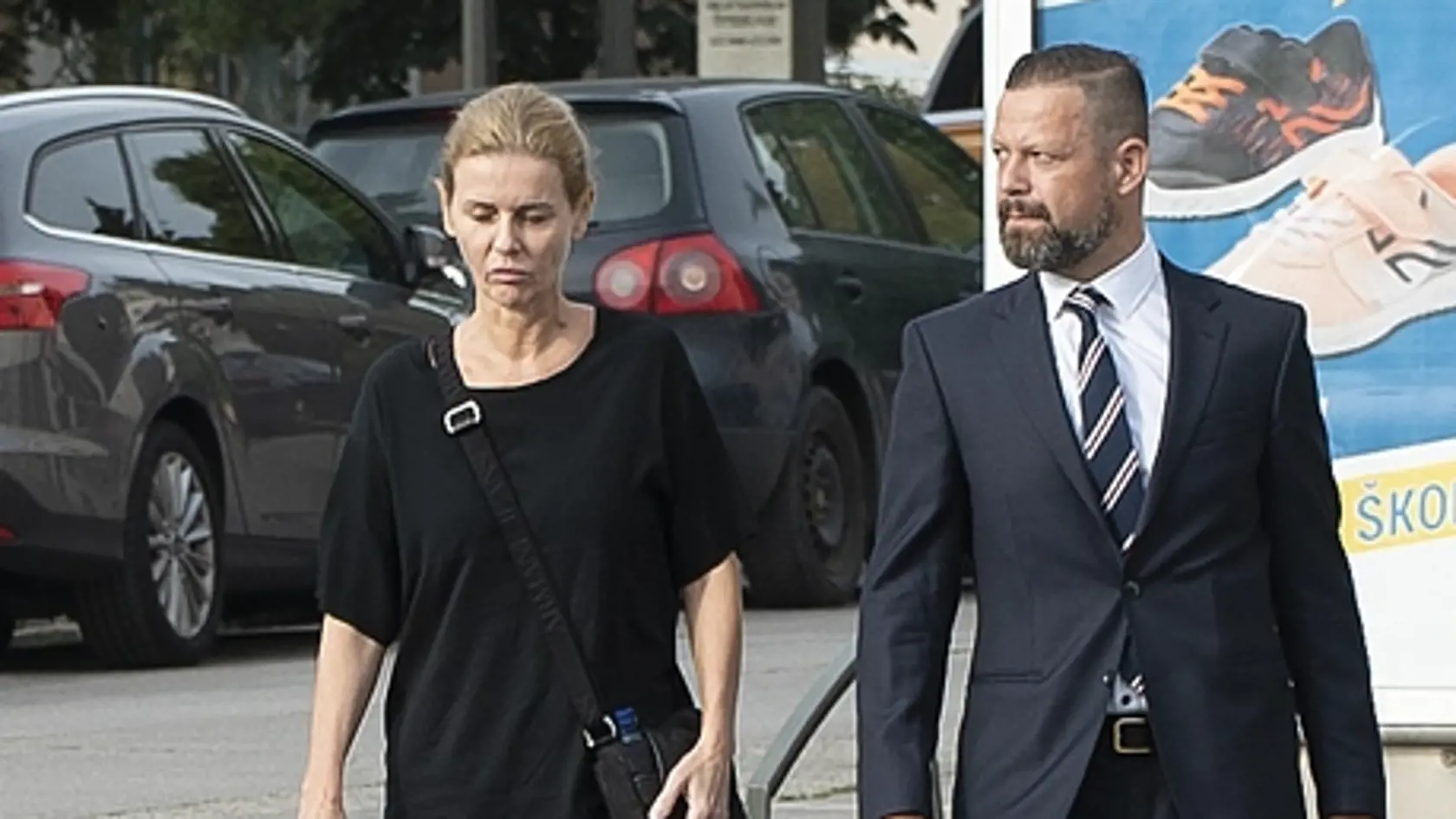 Bývalá štátna tajomníčka Monika Jankovská na prvom pojednávaní v kauze Fatima na Okresnom súde 19. augusta 2022.