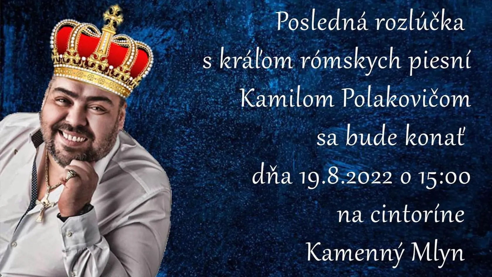 Posledná rozlúčka s náhle zosnulým spevákom. Mal to byť údajne infarkt, čo zapríčinil jeho nečakanú smrť.