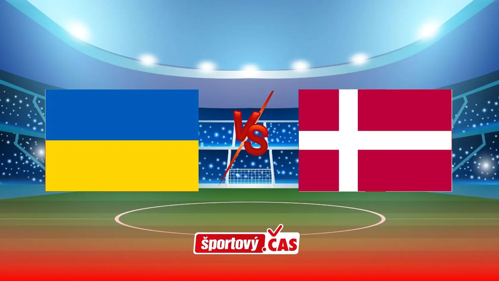 Online prenos zo zápasu EURO U 21 vo futbale medzi Ukrajinou a Dánskom.