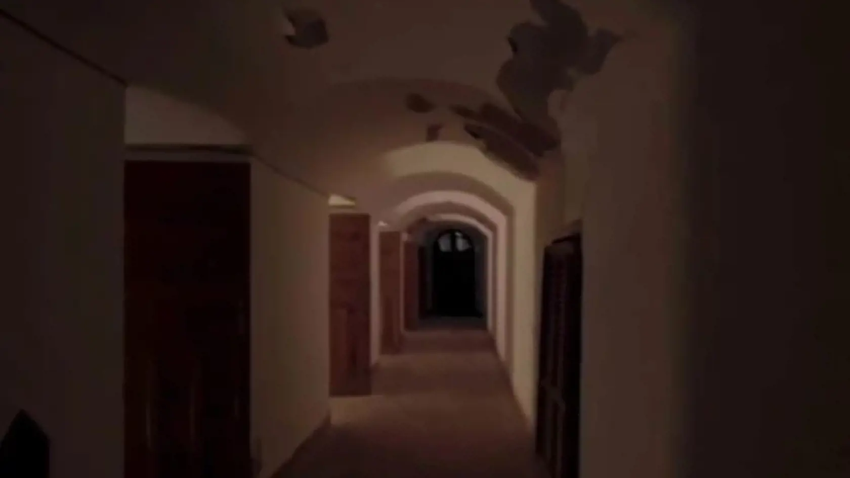 Vo vile sa nachádzajú temné chodby, bunker a dokonca aj kremačné pece.