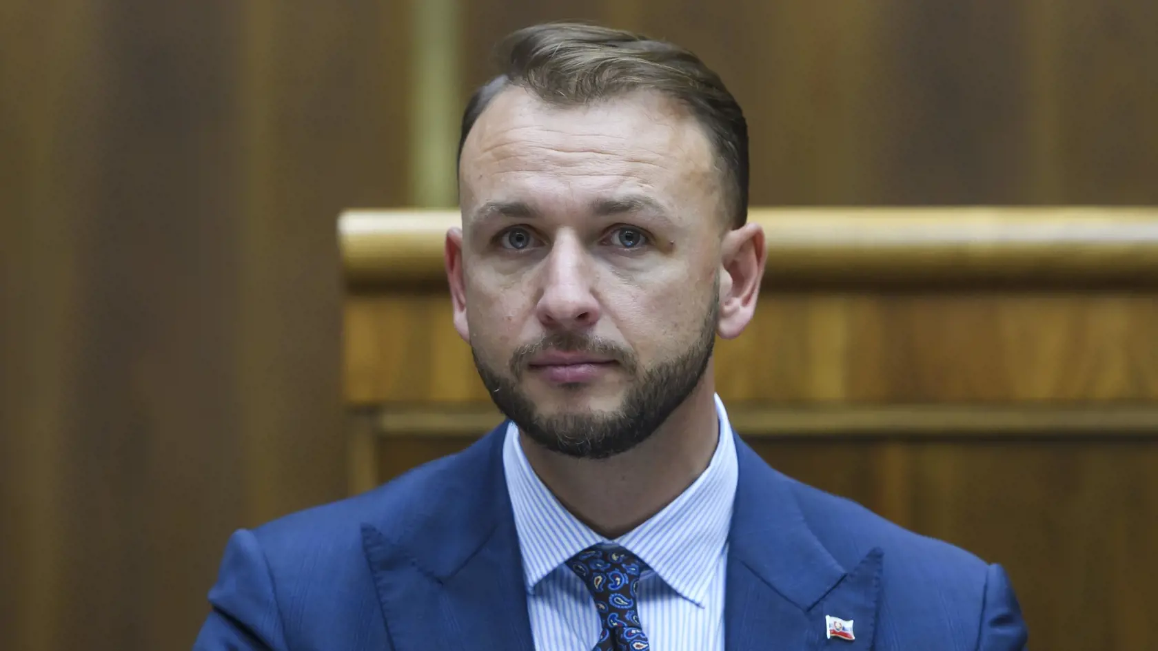 Minister vnútra SR Matúš Šutaj Eštok (Hlas-SD)