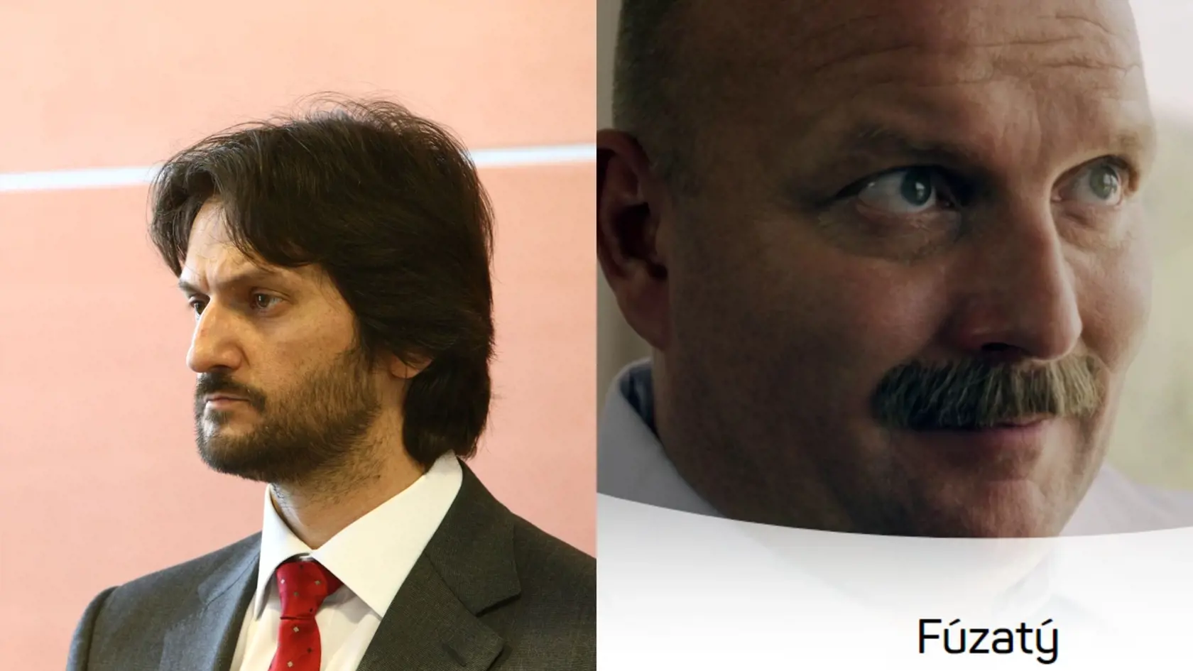 Postava s prezývkou "Fúzatý" predstavuje Roberta Kaliňáka.