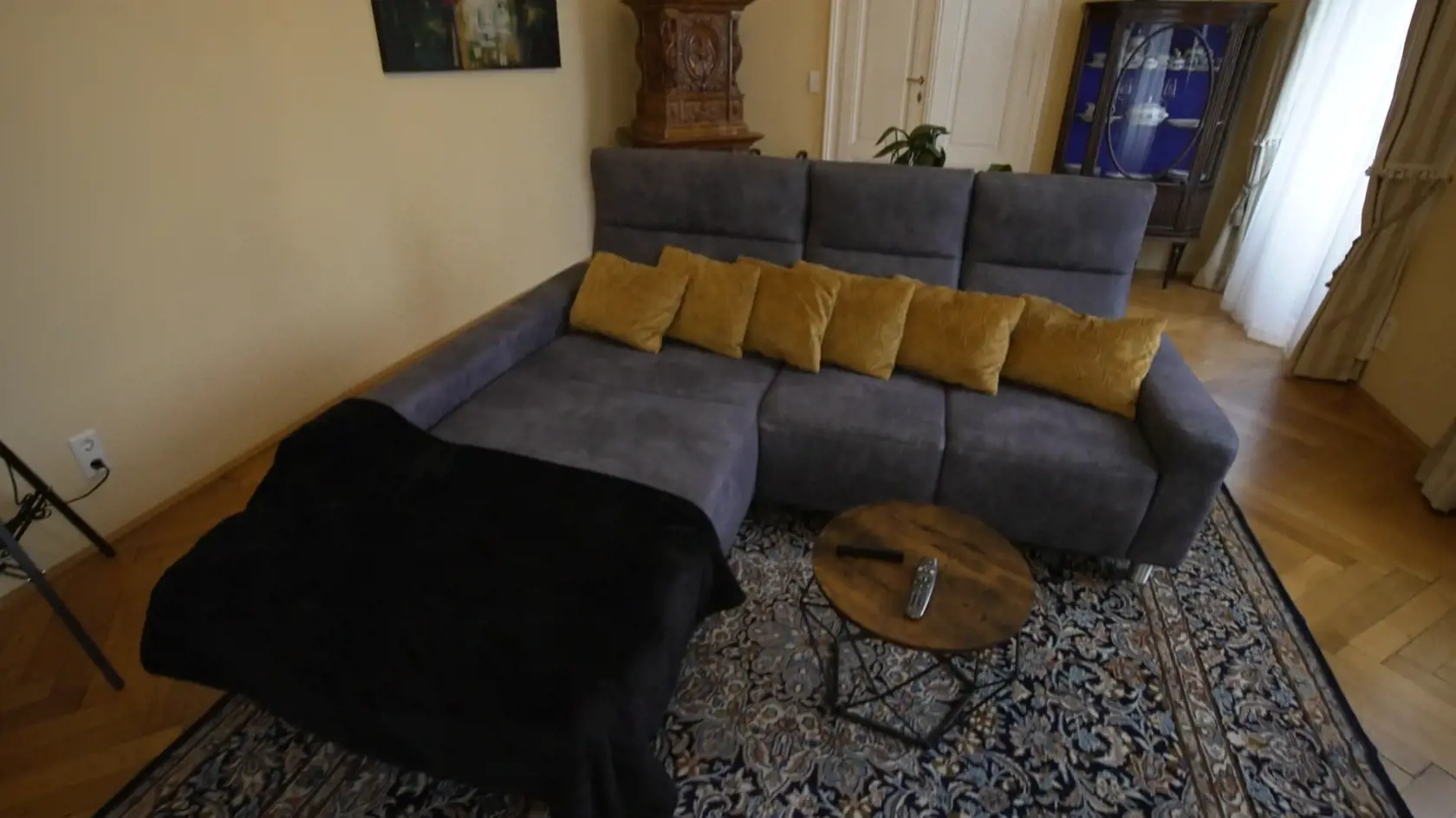 Táto časť obývačky patrí k jej najobľúbenejšej.