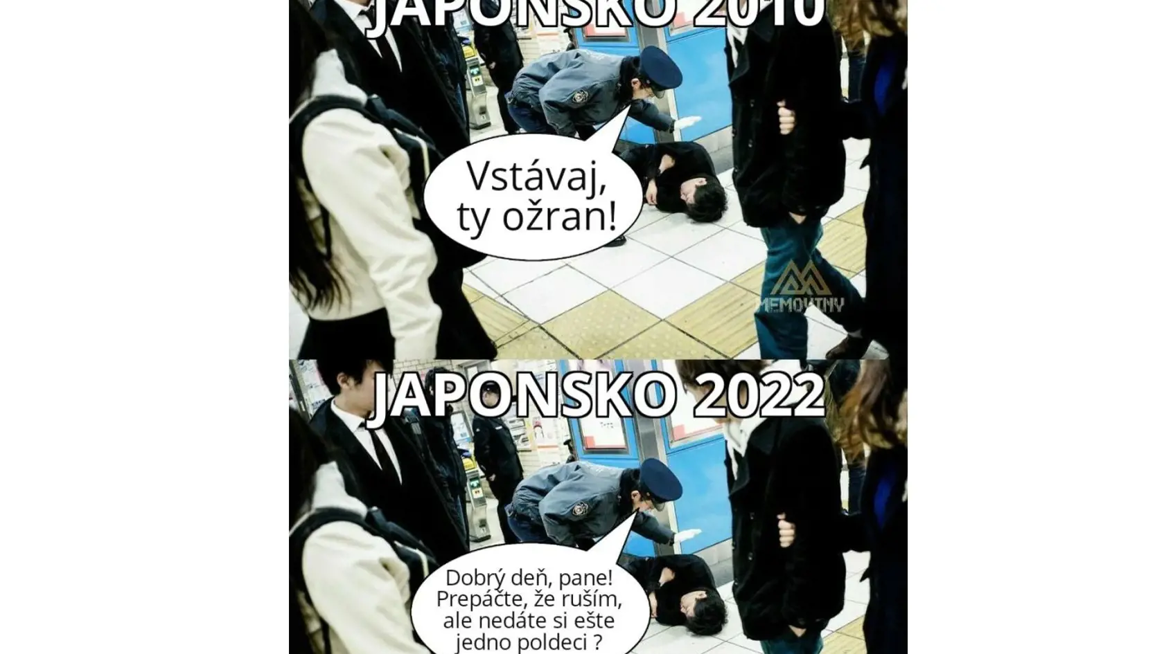 V Japonsku to vraj v týchto dňoch vyzerá takto...