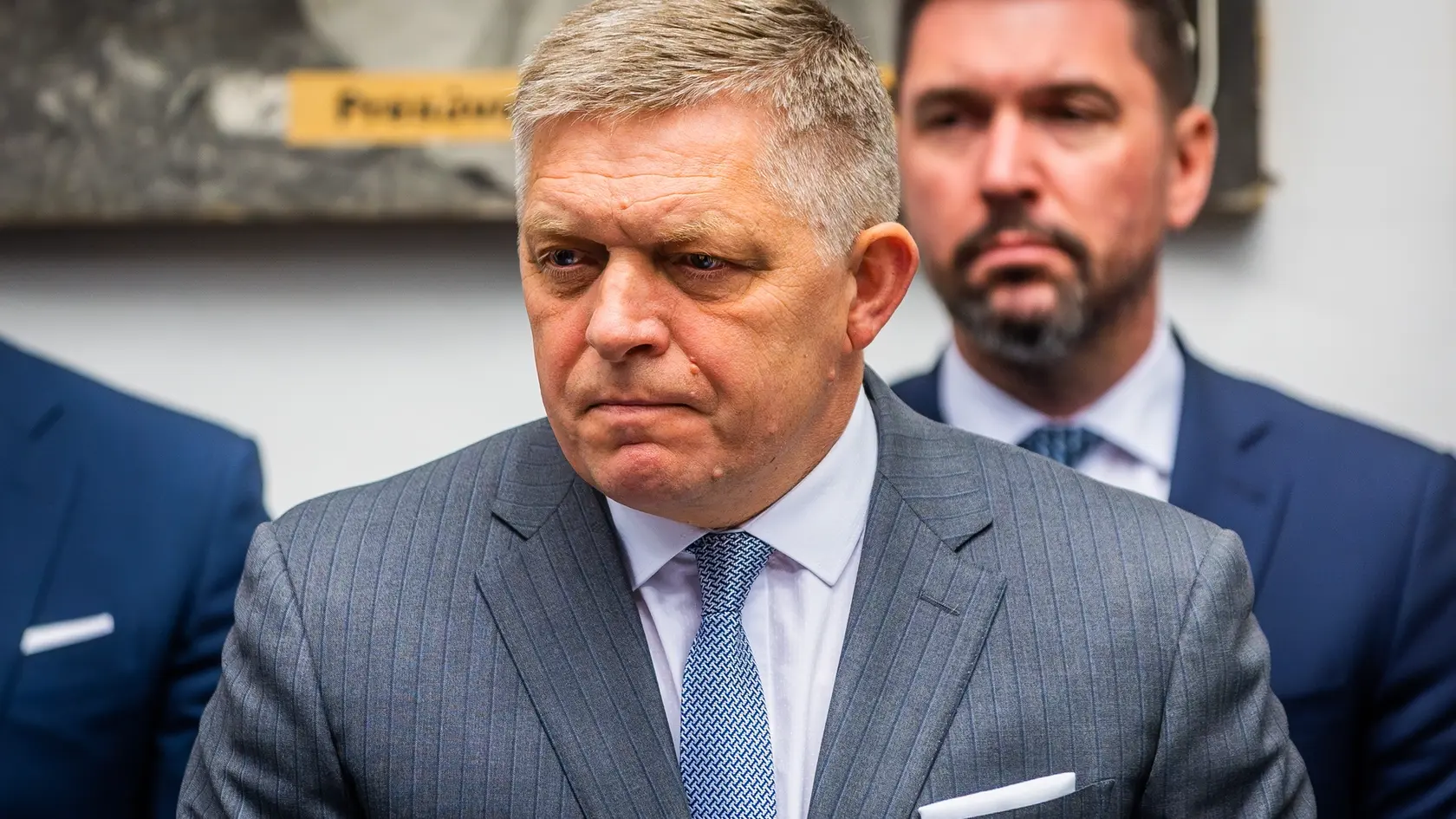 Výjazdové rokovanie vlády v Handlovej. Na snímke Robert Fico.