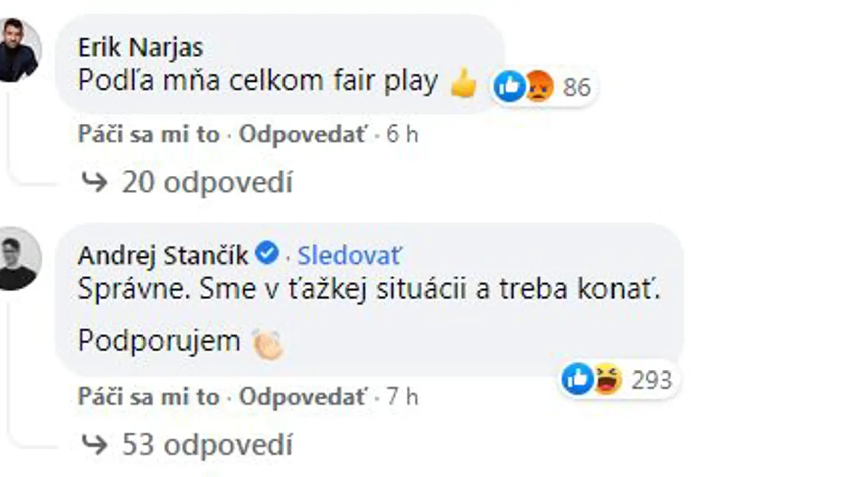 Premiérov status okomentovali aj poslanci Ňarjaš a Stančík, ktorí ho v rozhodutiach podporili.